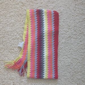 New York & Company Vibrant Chevron Knit Scarf Vintage
